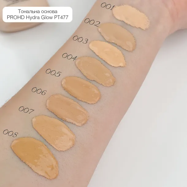Тональна основа для обличчя Topface PROHD Hydra Glow Foundation PT477 (30 мл) - Фото 2