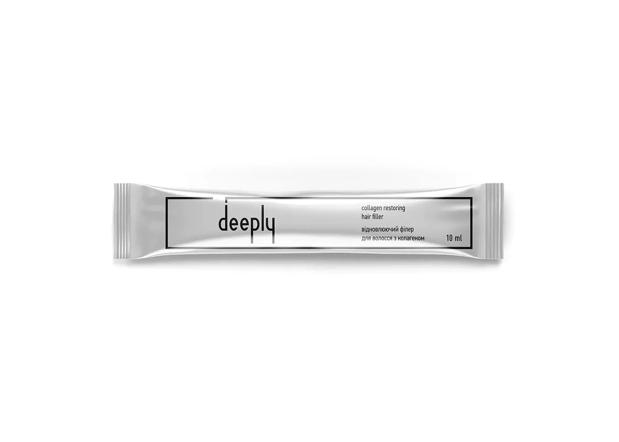 Відновлюючий філер для волосся з колагеном Deeply (10 мл)