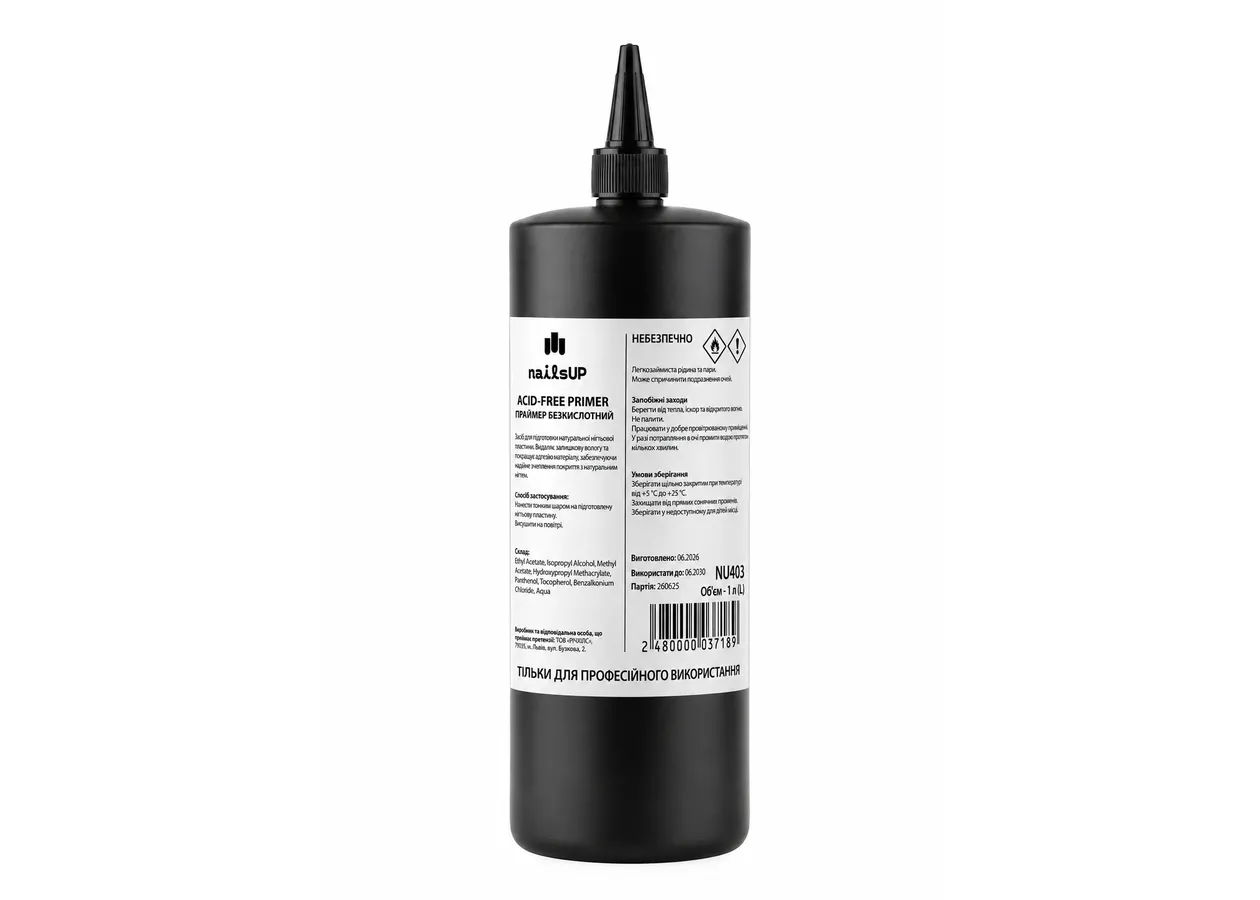 Безкислотний праймер Nails Up Acid-Free Primer NU403, (1 л)