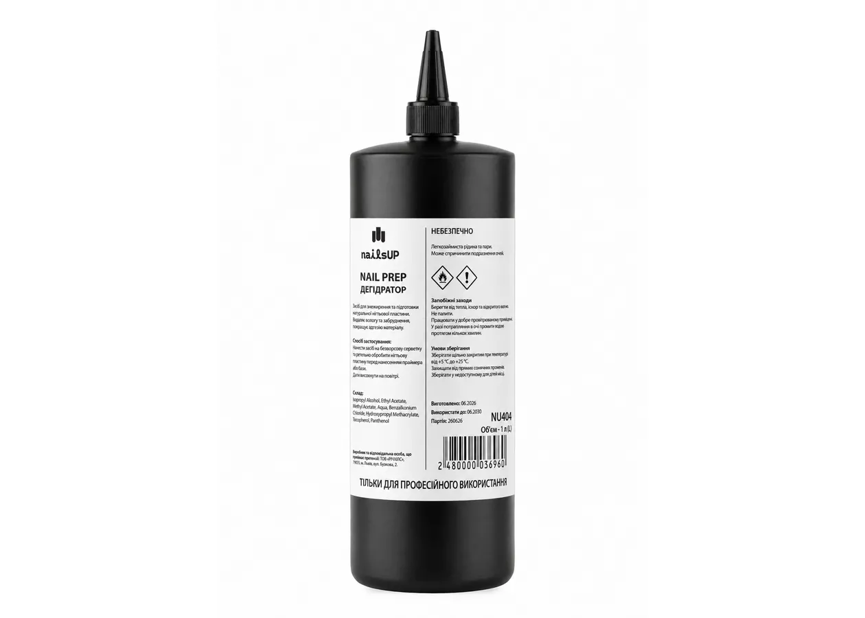 Дегідратор для нігтів Nails Up Nail Prep NU404, (1 л)