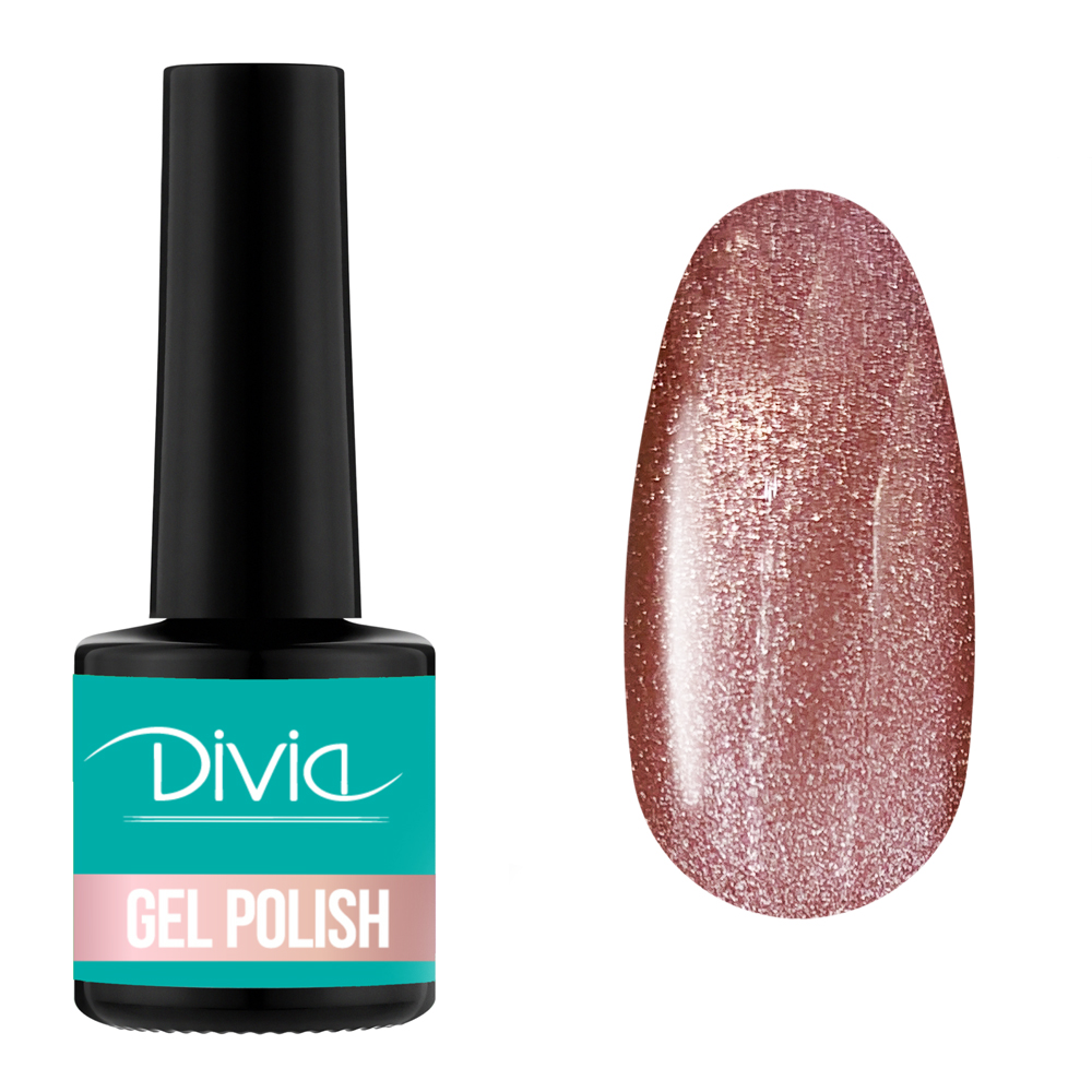 Gel polish Crystal Cat`s Eye Divia - Di520 (8 ml)