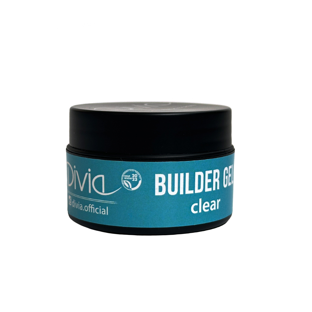 Clear Builder Gel Divia - Di970 (14 g)