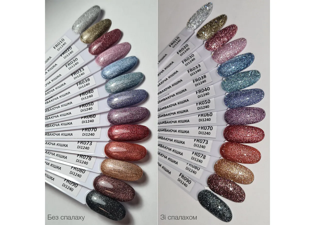 Gel polish reflective cat's eye Divia 
