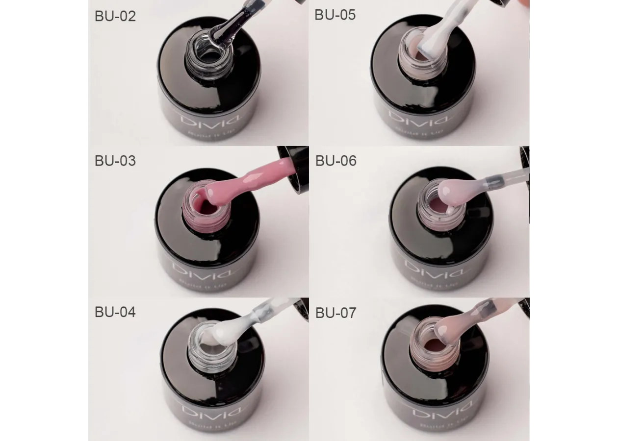 Рідкий гель для нігтів Divia 