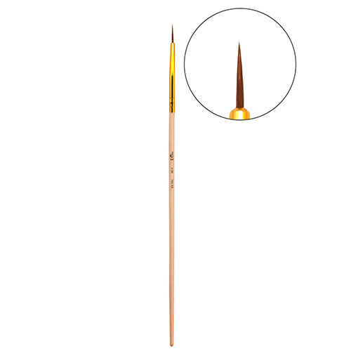 Пензлик для дизайну зі штучного ворсу Divia 