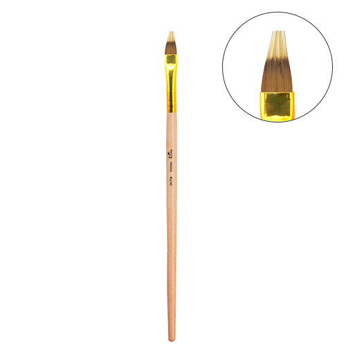 Пензлик для дизайну зі штучного ворсу Divia 