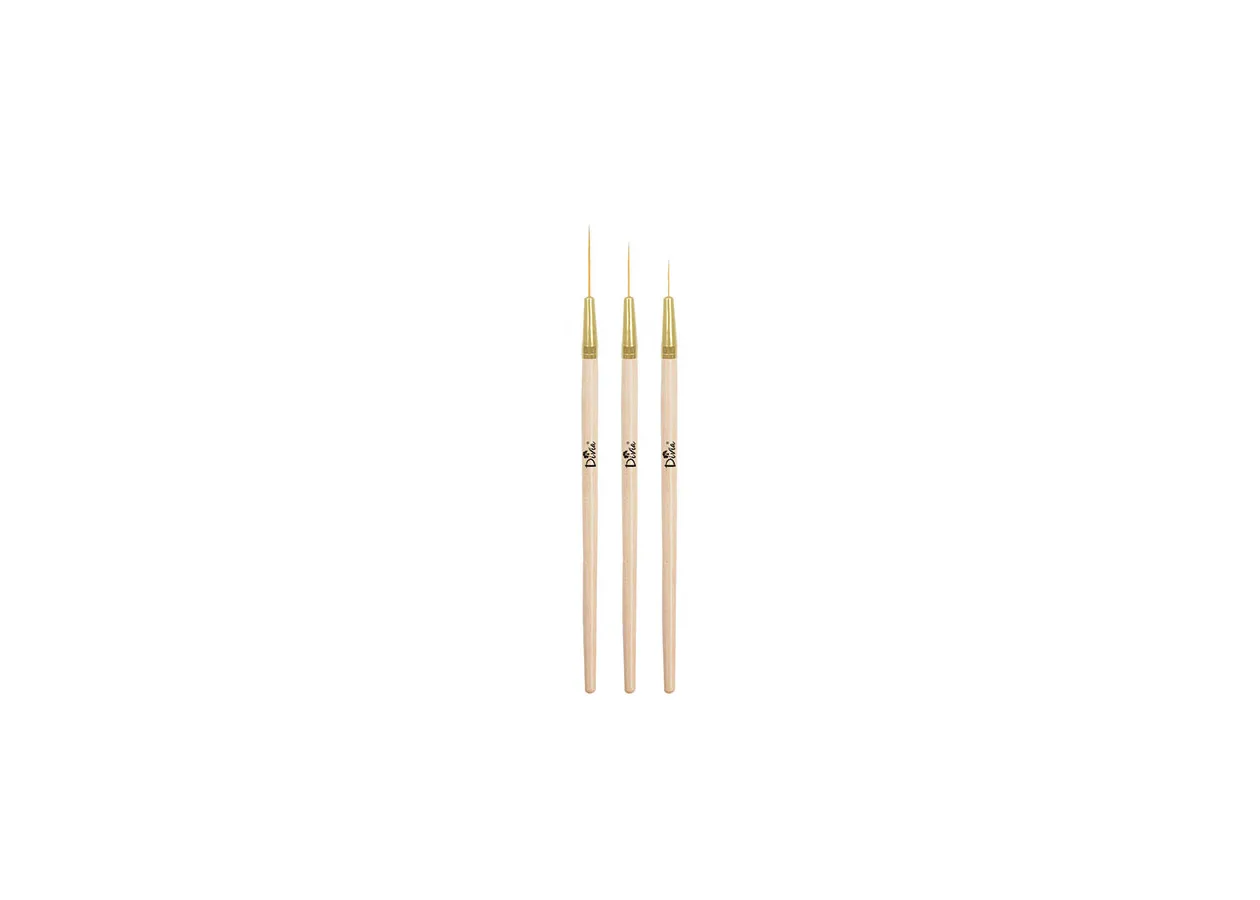 Set of brushes for painting made of artificial pile Divia 