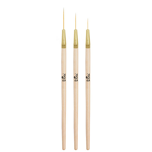 Набір пензликів для розпису зі штучного ворсу Divia 