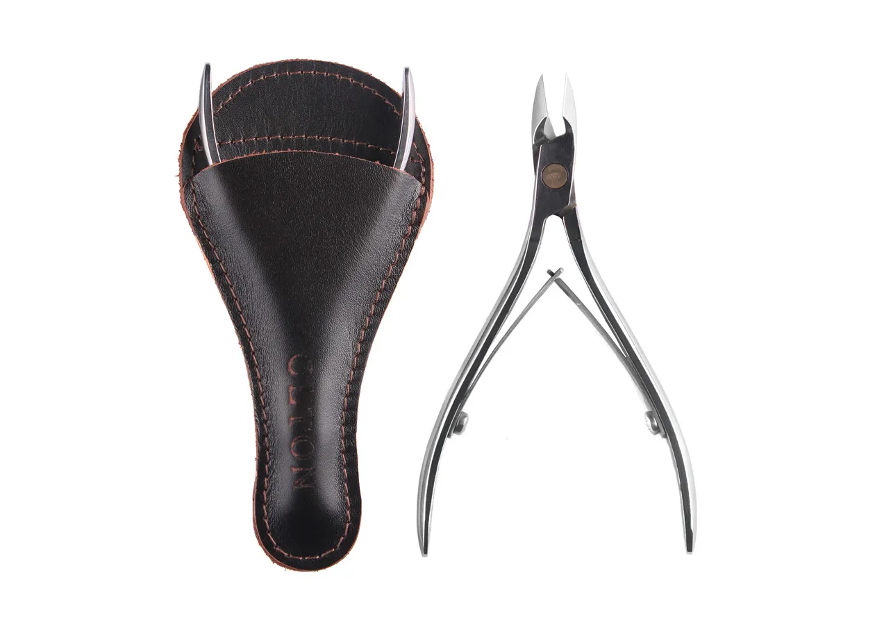 Кусачки манікюрні професійні для шкіри Olton - M