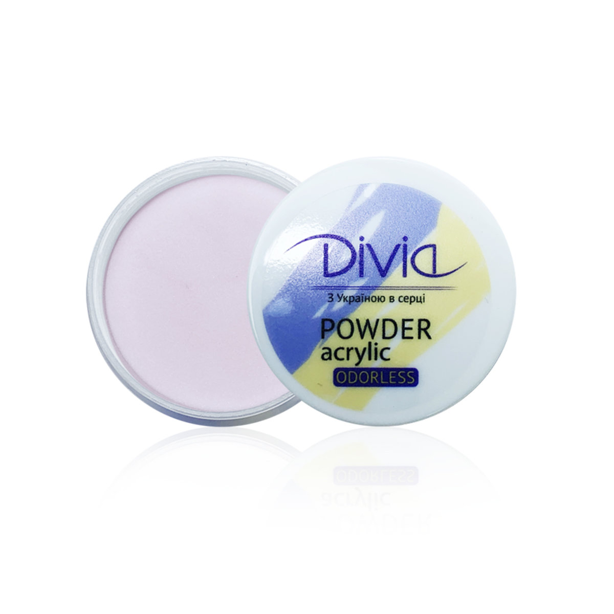 Акрилова пудра для нігтів без запаху Divia 