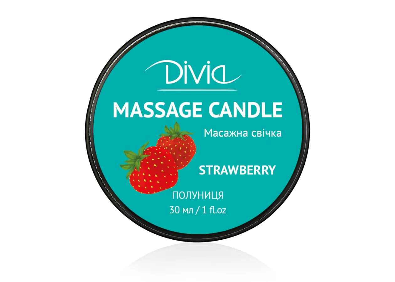Свічка масажна ароматизована Divia - Di1570 (30 мл)
