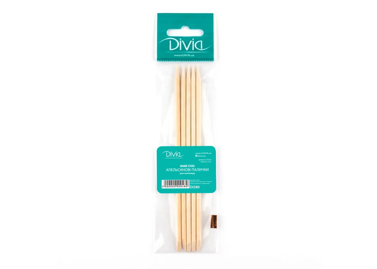 Orange sticks Divia - Di580 (15 cm, 5 pcs)