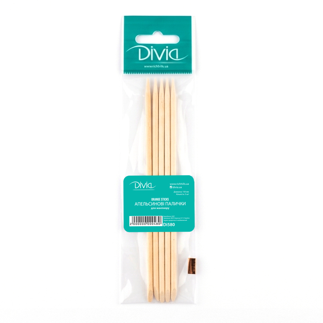 Апельсинові палички Divia - Di580 (15 см, 5 шт)