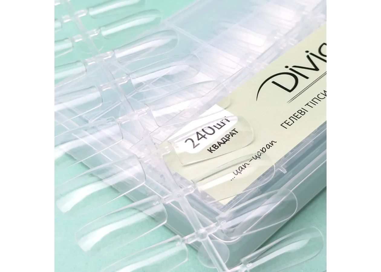 Gel tips for nail extension Divia 