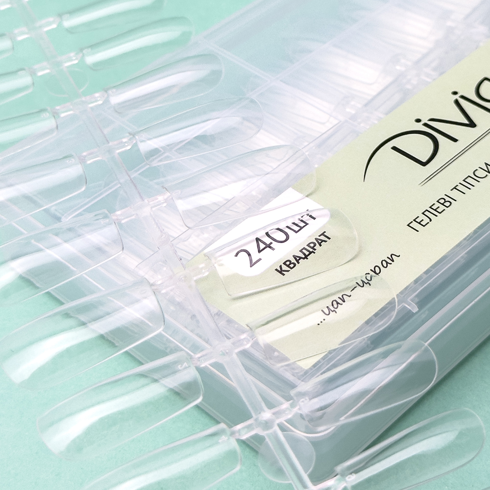 Gel tips for nail extension Divia 