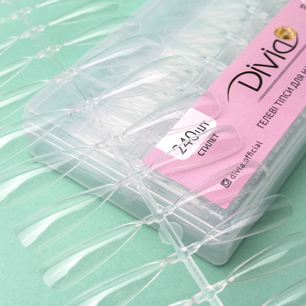Gel tips for nail extension Divia 
