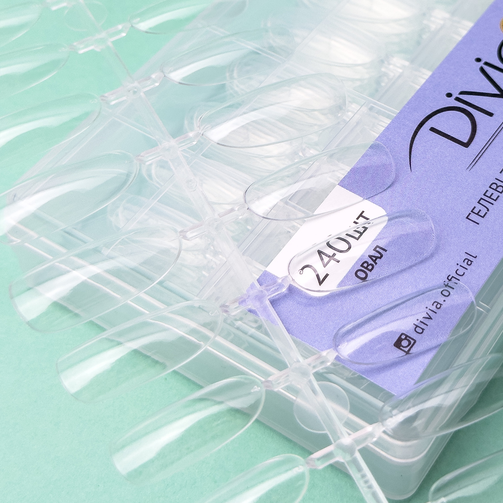 Gel tips for nail extension Divia 
