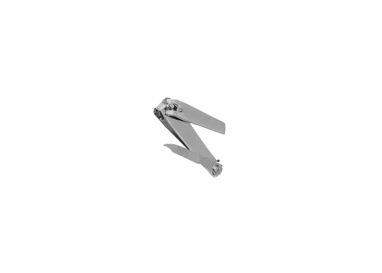 Medium nail clipper with nail file Luxury - C09 (5.8 sm)