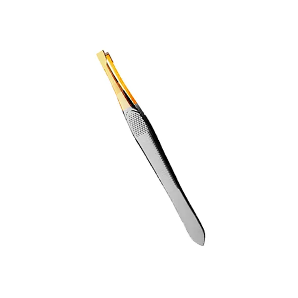 Пінцет для брів прямий Luxury - P15