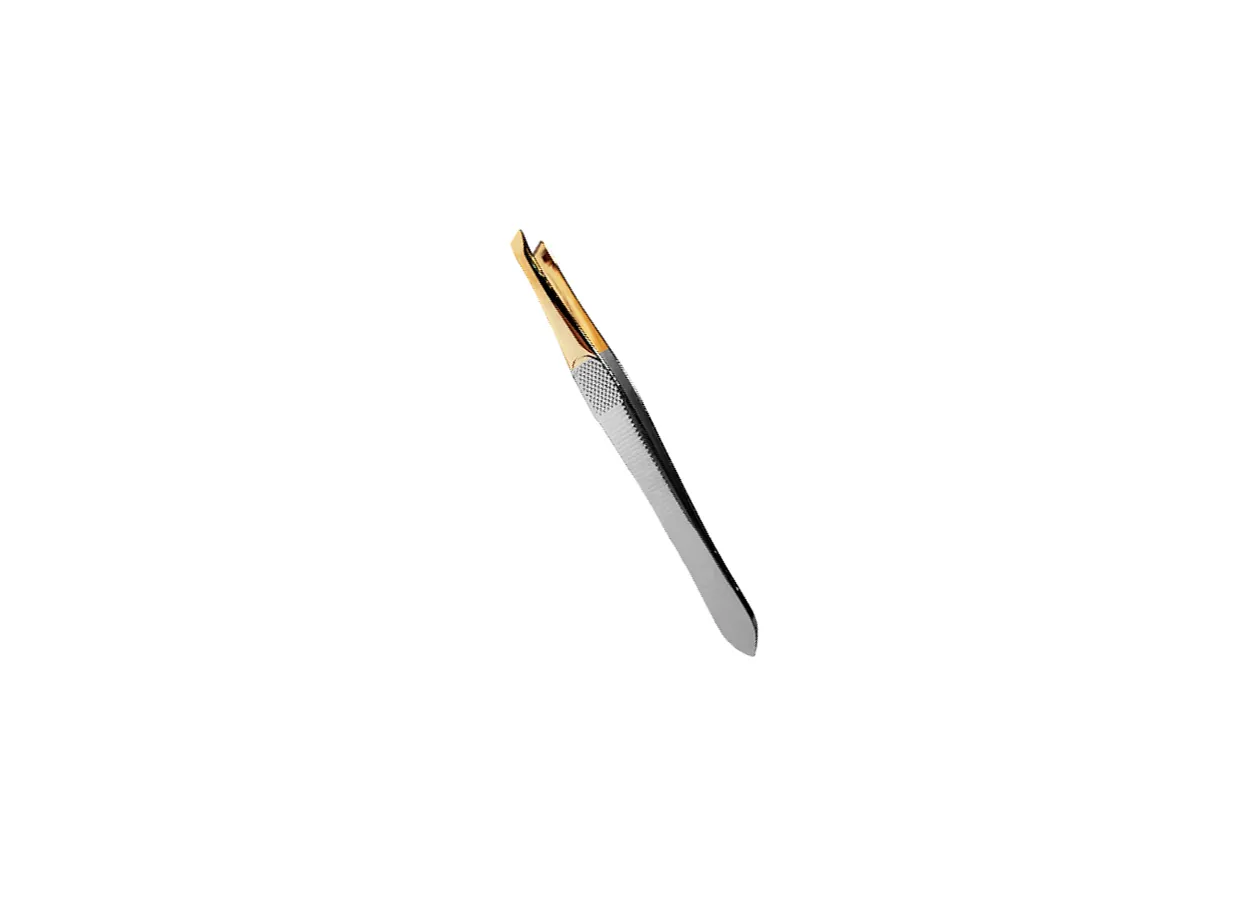 Eyebrow tweezers with a beveled edge Luxury - P22