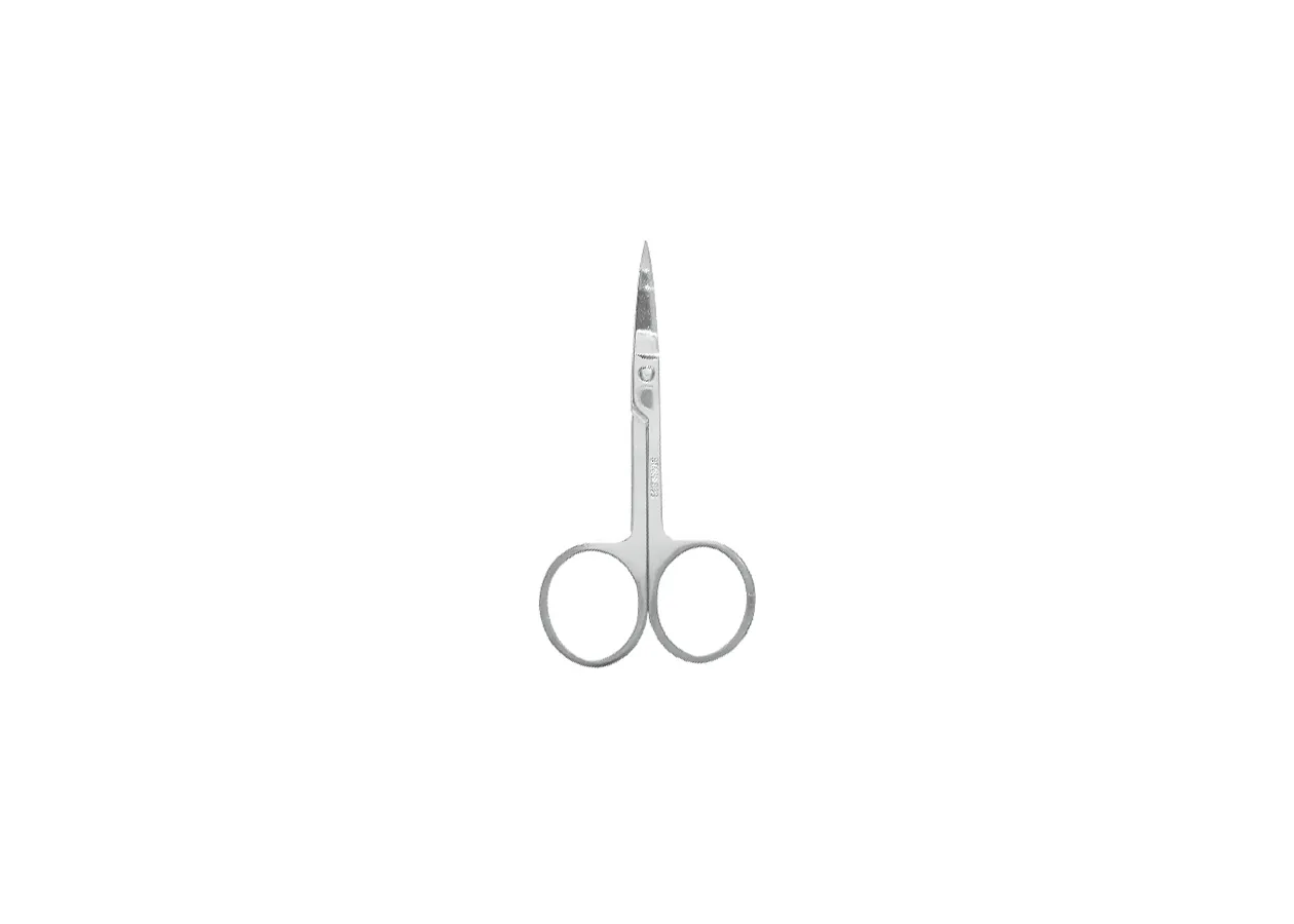 Curved manicure scissors for nails 