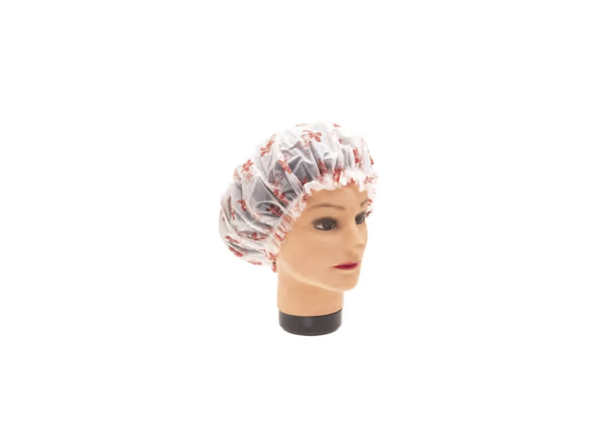 Shower cap made of dense material with print Luxury - CS05