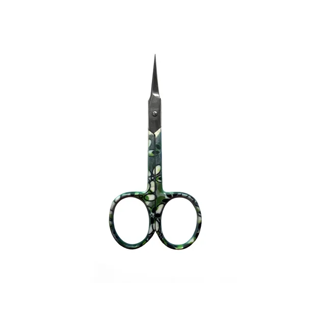 Ножиці манікюрні вигнуті для кутикули кольорові Luxury - HM05