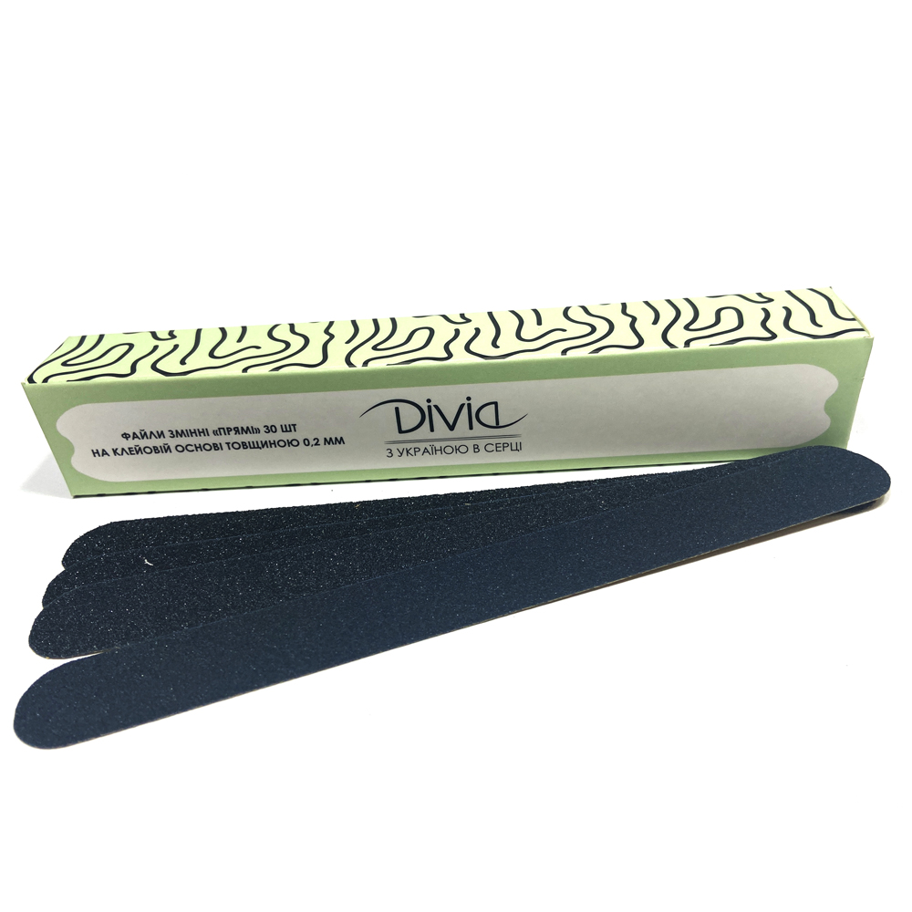 Set of removable files for manicure Divia 240 grit 
