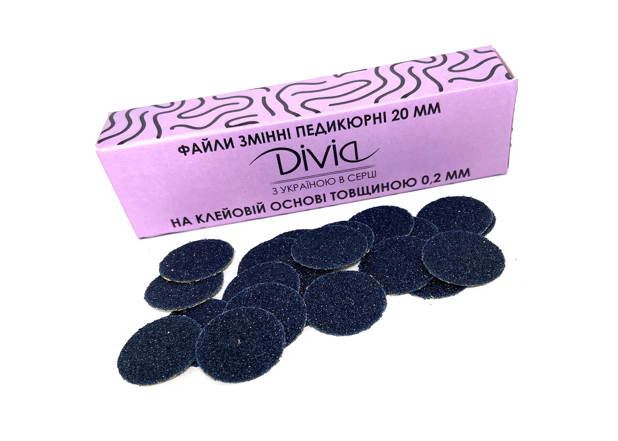 Removable File Set Divia 180 Grit for Pedicure Disc M (100 pcs)