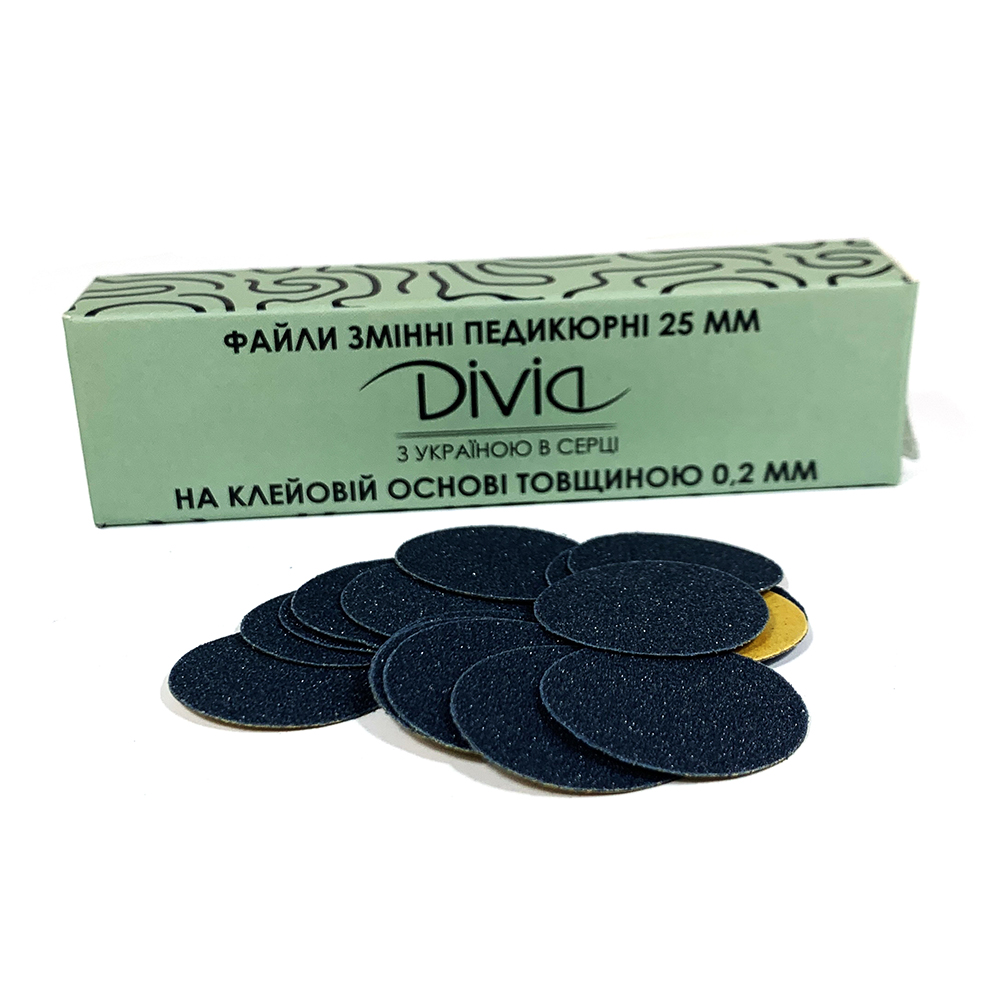 Removable File Set Divia 100 Grit for Pedicure Disc L (100 pcs)
