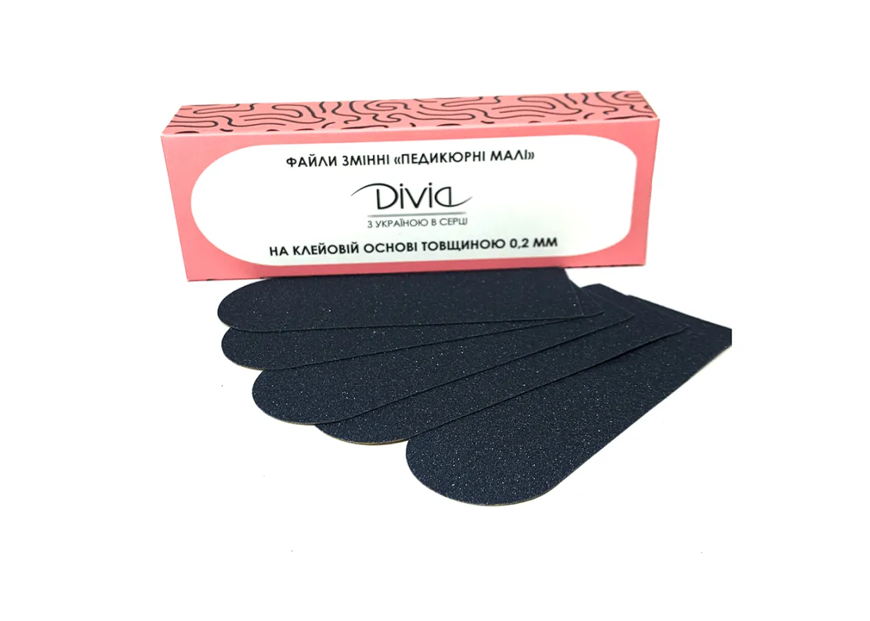 Set of removable files Divia 100 grit Pedicure small (30 pcs)