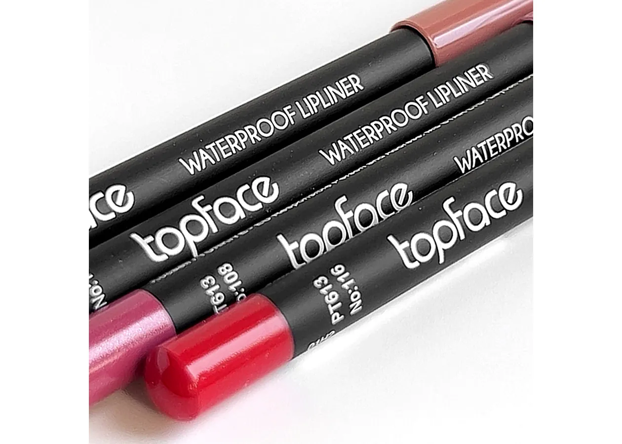 Олівець для губ водостійкий TopFace 