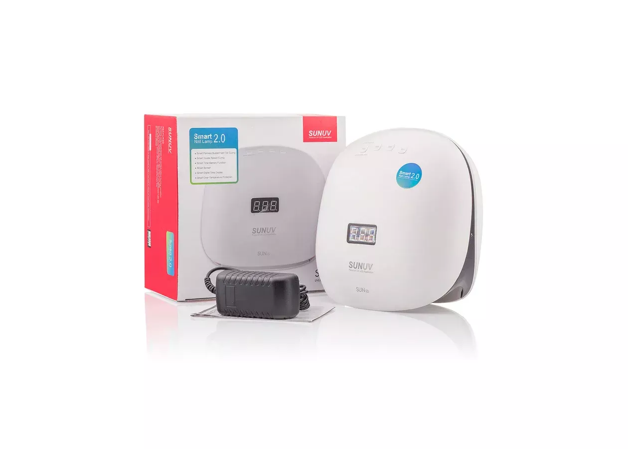 Лампа для сушки нігтів UV/LED Sun4S White Original (48 Вт) - Фото 2