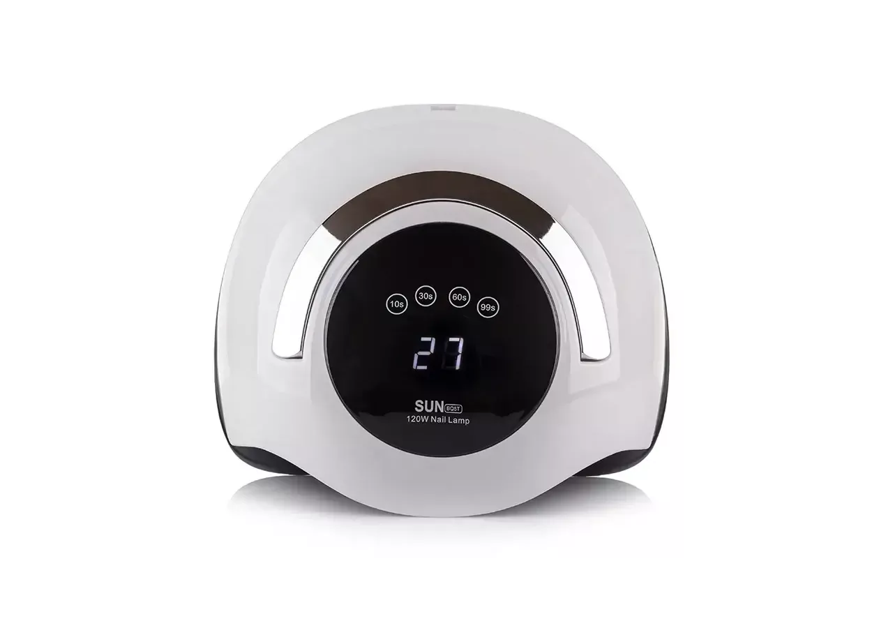 Лампа для сушки нігтів з ручкою UV/LED Sun BQ-5T White (120 Вт) - Фото 3