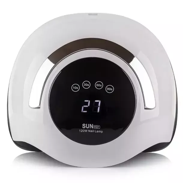 Лампа для сушки нігтів з ручкою UV/LED Sun BQ-5T White (120 Вт) - Фото 3