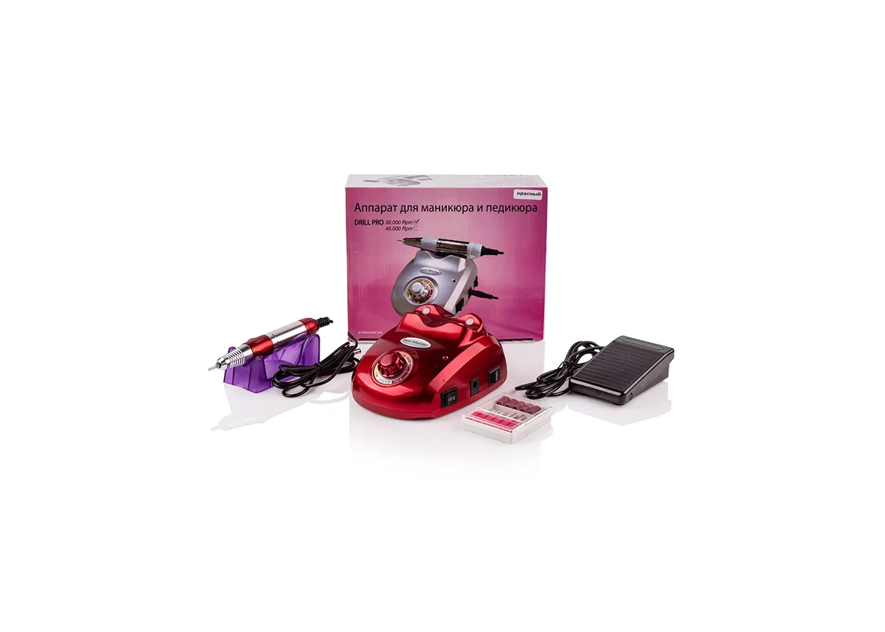 Nail drill ZS603 Red - Photo 2