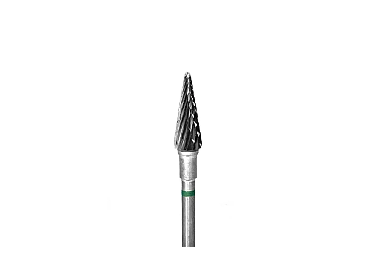 Carbide green cutters for manicure 