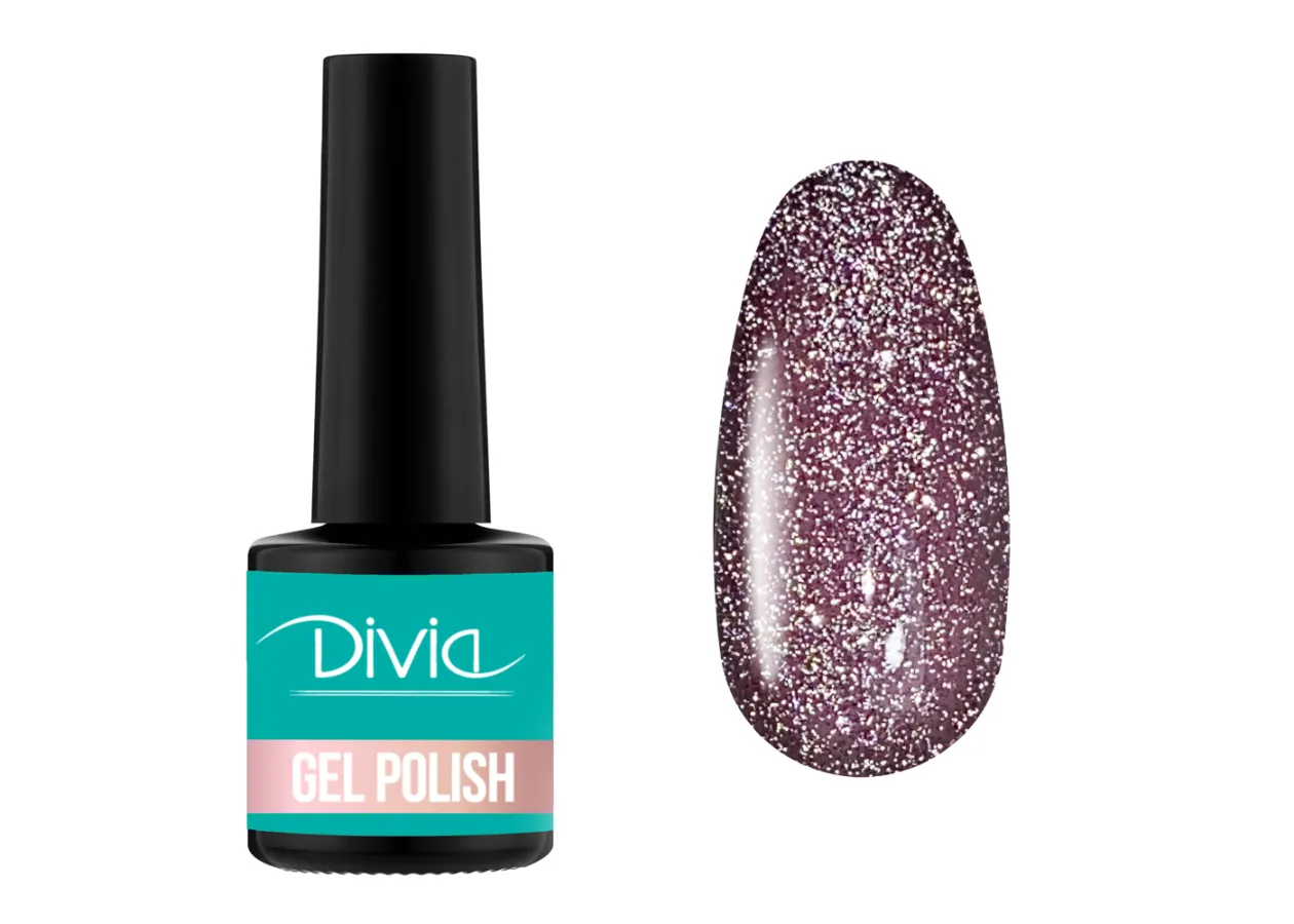 Gel polish reflective Divia 