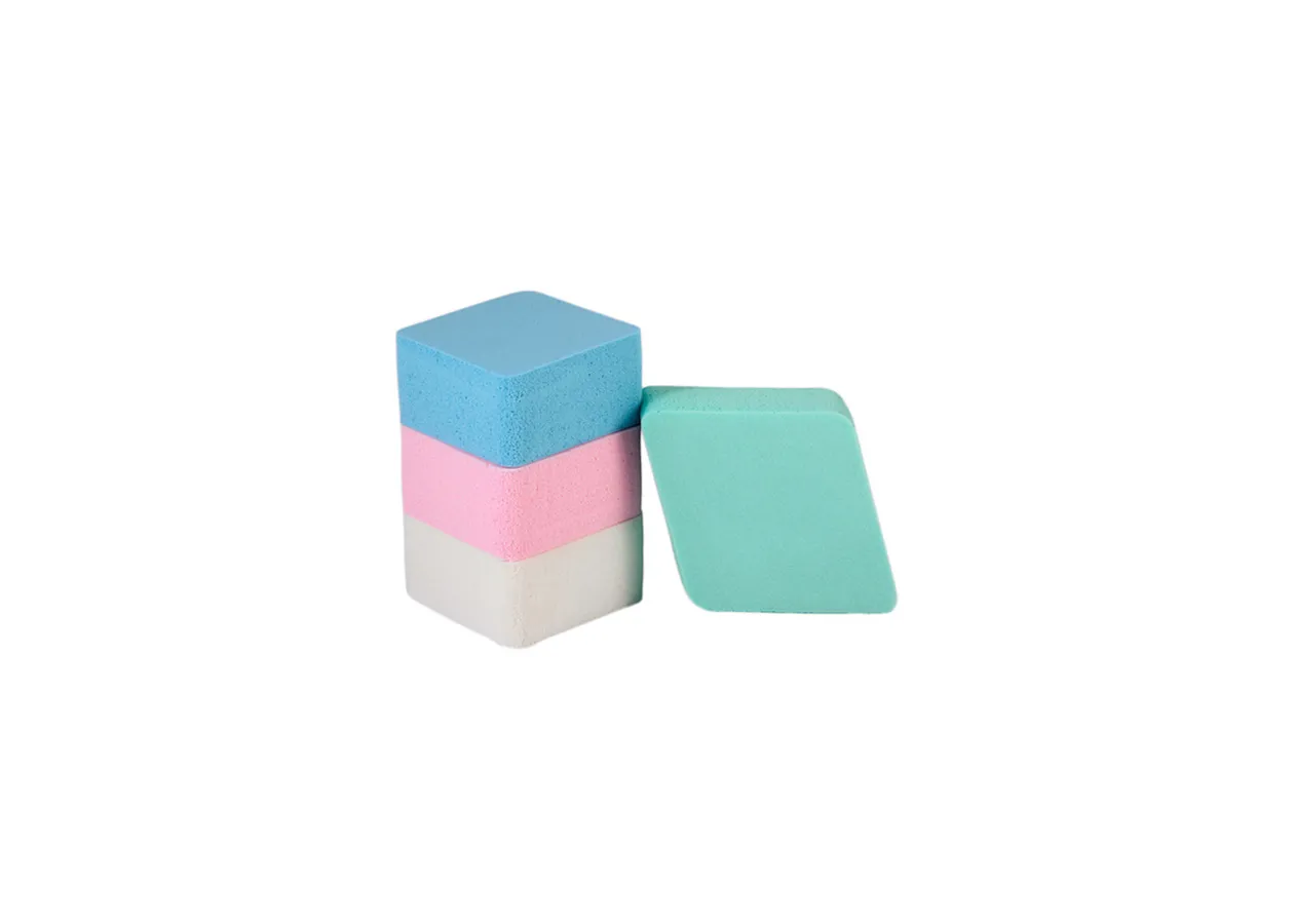 Set of cosmetic sponges for make-up made of polyester Luxury - SP05 [4 pcs]