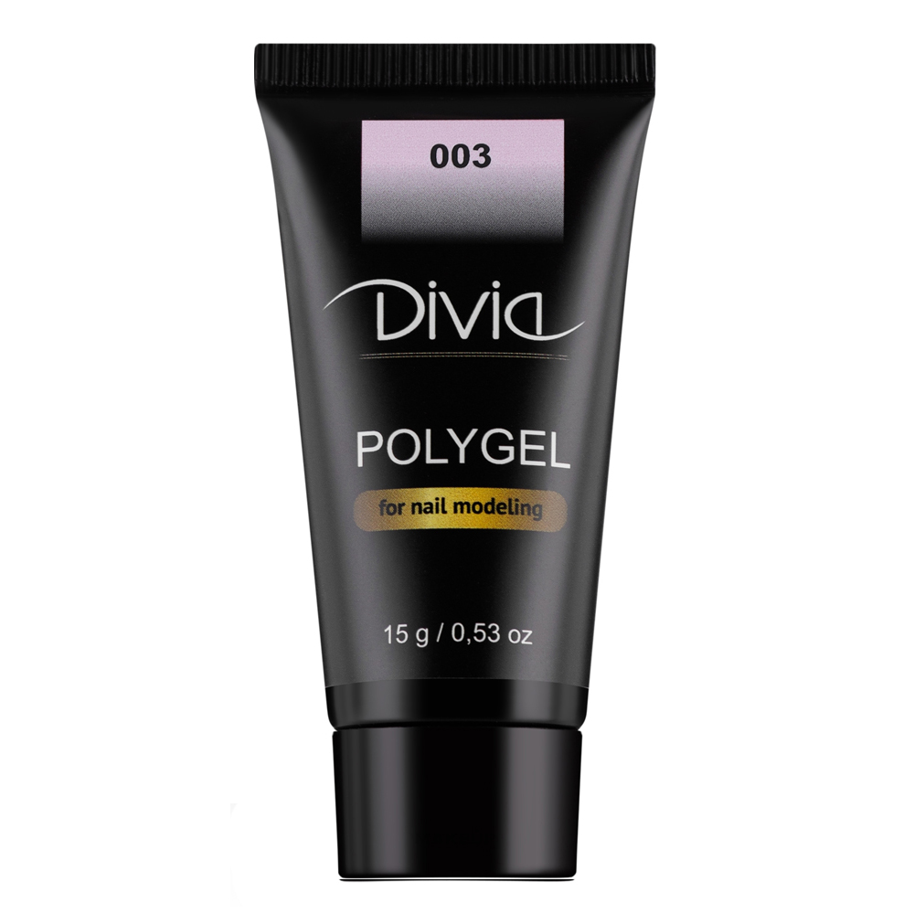 Полігель для нарощування нігтів Divia 