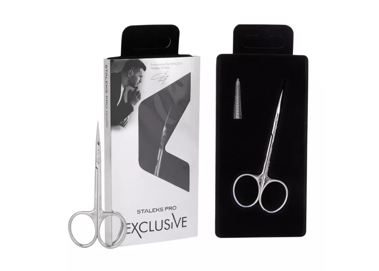 Ножиці професійні для кутикули Exclusive SX-22-1m Сталекс - Фото 2