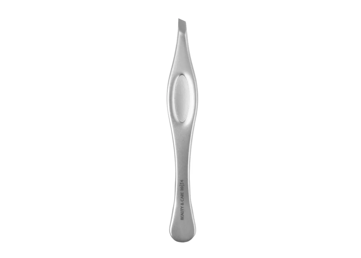 Пінцет для брів скошений Beauty&Care TBC-20-4 Сталекс