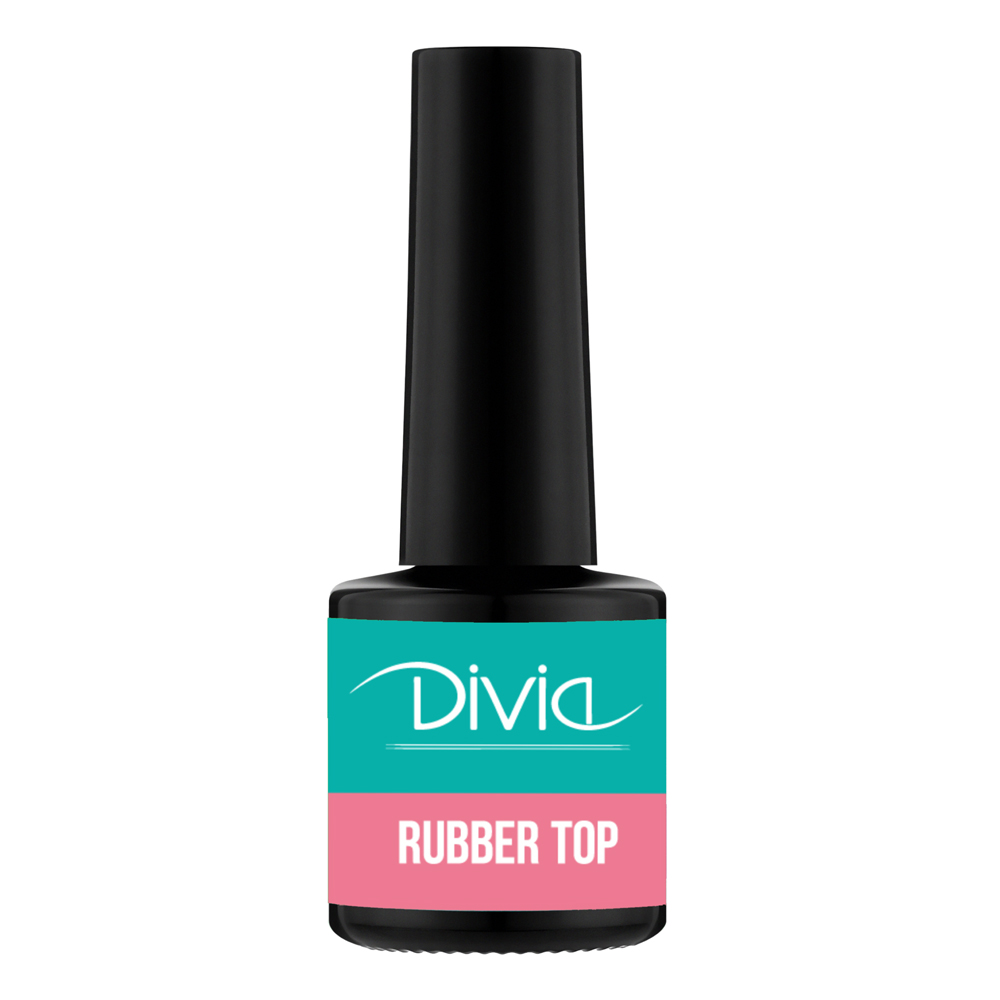 Топ каучуковий для нігтів з липким шаром Divia 