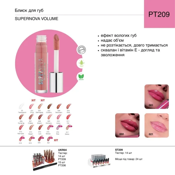 Lipgloss Topface 