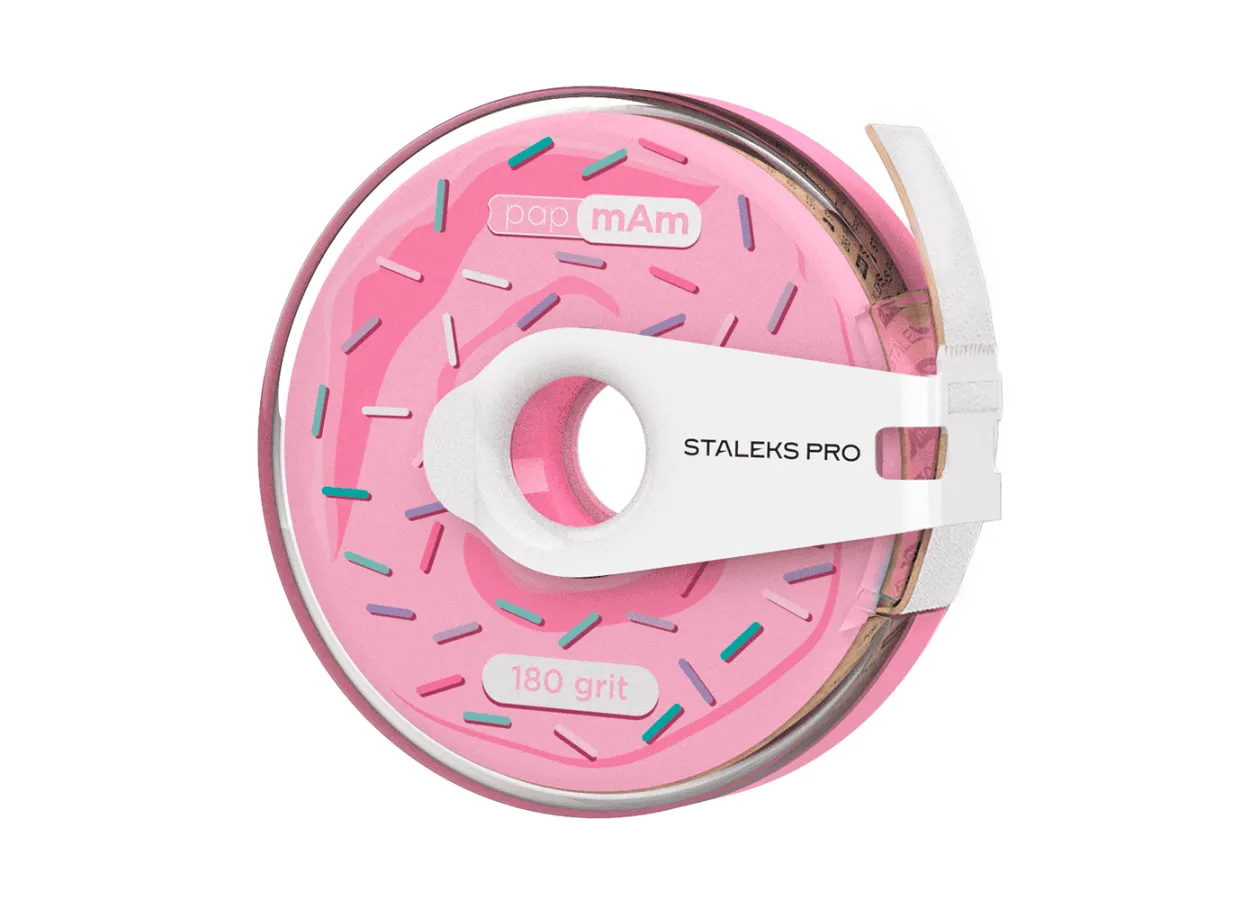 Змінний файл-стрічка білий papmAm з кліпсою 180 грит Сталекс 