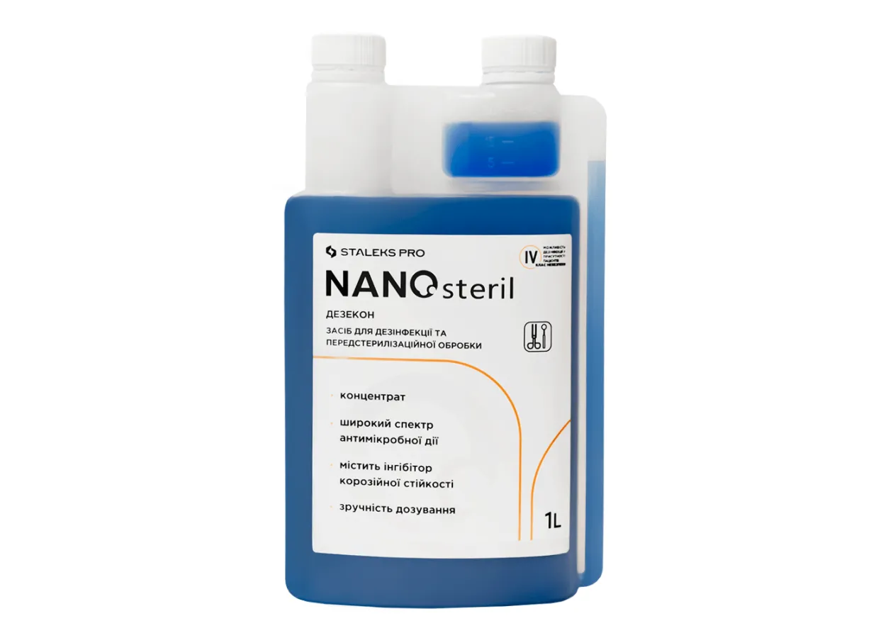 Disinfectant (concentrate) NANOsteril Staleks - (1000 ml)