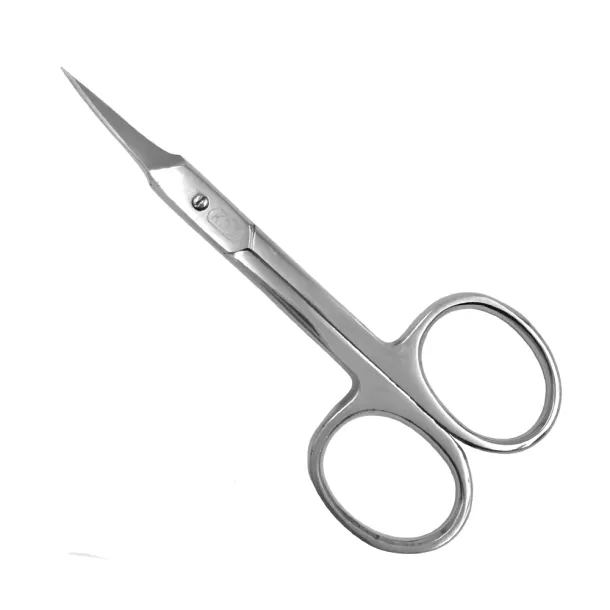 Манікюрні ножиці для кутикули вигнуті KDS - 01-4025 [срібні]