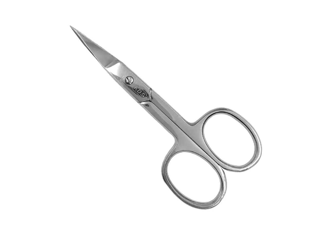 Manicure straight scissors for nails KDS - 01-4251 [silver]