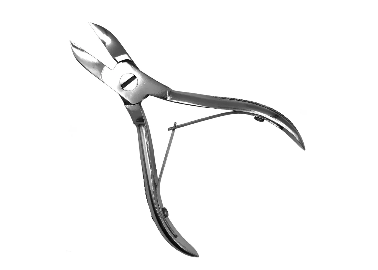 Кусачки педикюрні срібні KDS - 01-4259