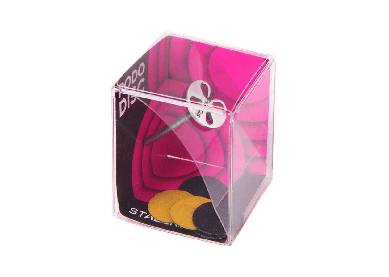 PODODISC STALEKS PRO S (15 mm) pedicure disc in the set with disposable files 180 grit (5 pcs)